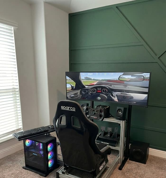 The Racer complete sim rig build